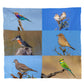 Birds Light Weight Fleece Blanket by Annette Heymans