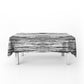 Black And White Texture Rectangle Tablecloth