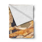 Black Back Jackal Light Weight Fleece Blanket by Annette Heymans