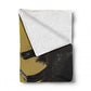 Black Crow Light Weight Fleece Blanket by Annette Heymans