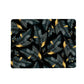 Black Gold Leaf Pattern Placemats By Mark Van Vuuren