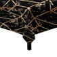 Black Marble Square Tablecloth
