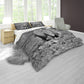 Black and White Baby Ellie in Mud Duvet Cover Set by Annette Heymans