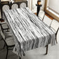 Black And White Texture Rectangle Tablecloth