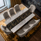Black Marble Table Runner