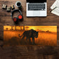 Black Panther at Sunset Desk Pad by Nathan Pieterse