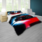 Black Sports Car Duvet Cover Set