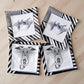 Black Striped Pattern Luxury Scatter Covers (Set of 4)