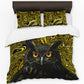Black & Yellow Owl Duvet Cover Set