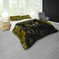 Black & Yellow Owl Duvet Cover Set