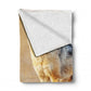 Blacked Backed Jackal Light Weight Fleece Blanket by Fanie Heymans