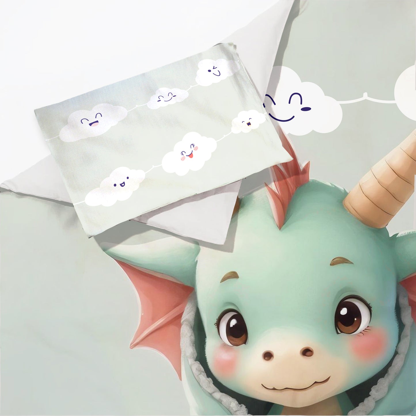 Blanket Dragon Cot Set