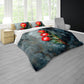 Blazing Red Protea Duvet Cover Set