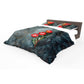 Blazing Red Protea Duvet Cover Set