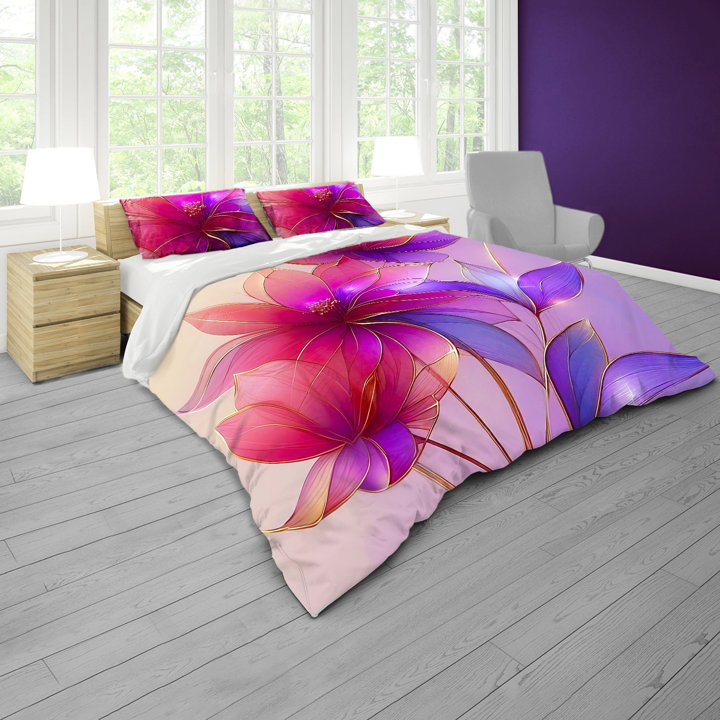 Bloom Aura Duvet Cover Set