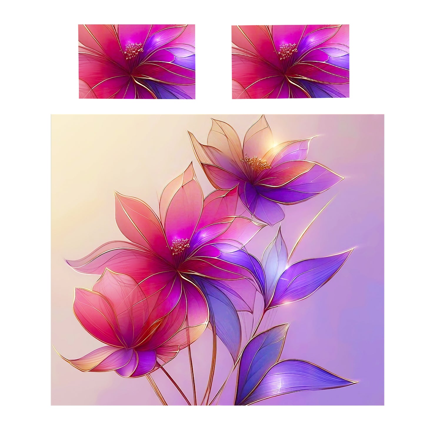 Bloom Aura Duvet Cover Set