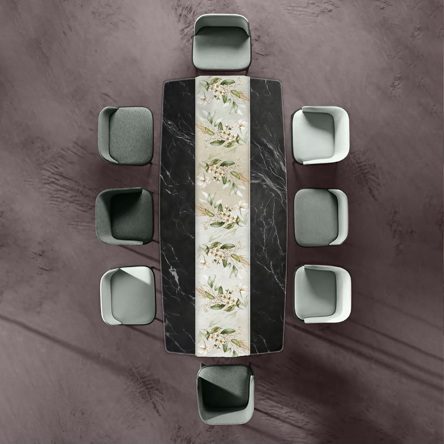 Bloom in Sage Table Runner by Mark van Vuuren