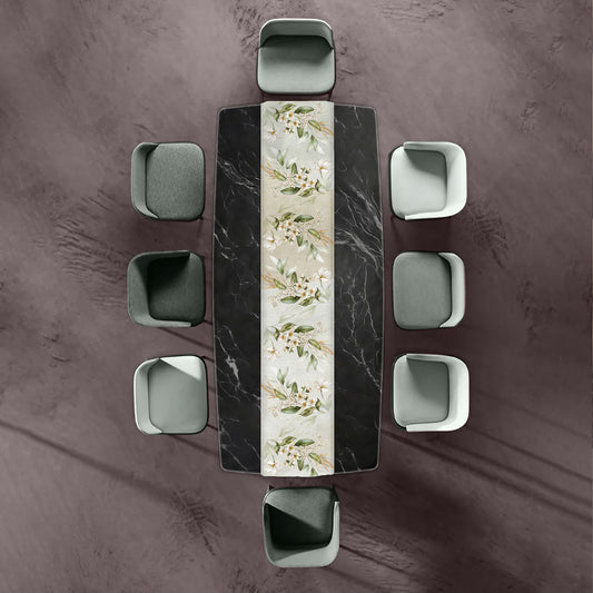 Bloom in Sage Table Runner by Mark van Vuuren
