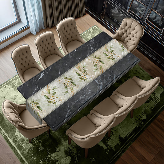 Bloom in Sage Table Runner by Mark van Vuuren