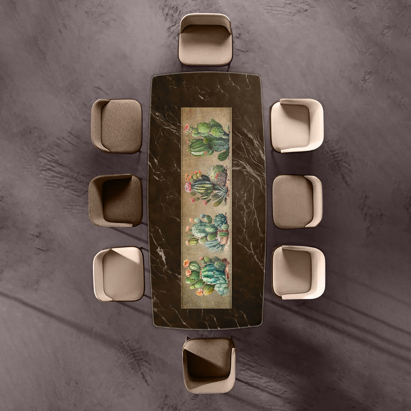 Blooming Cacti 160cm Table Runner