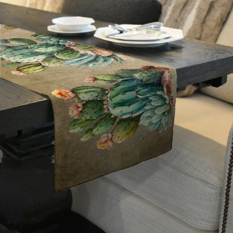 Blooming Cacti 160cm Table Runner