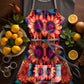 Blooming Flowers Medium Length Apron