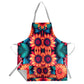 Blooming Flowers Medium Length Apron