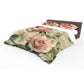 Blooming Ink Rose Duvet Cover Set