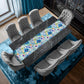 Blooming Blue Table Runner