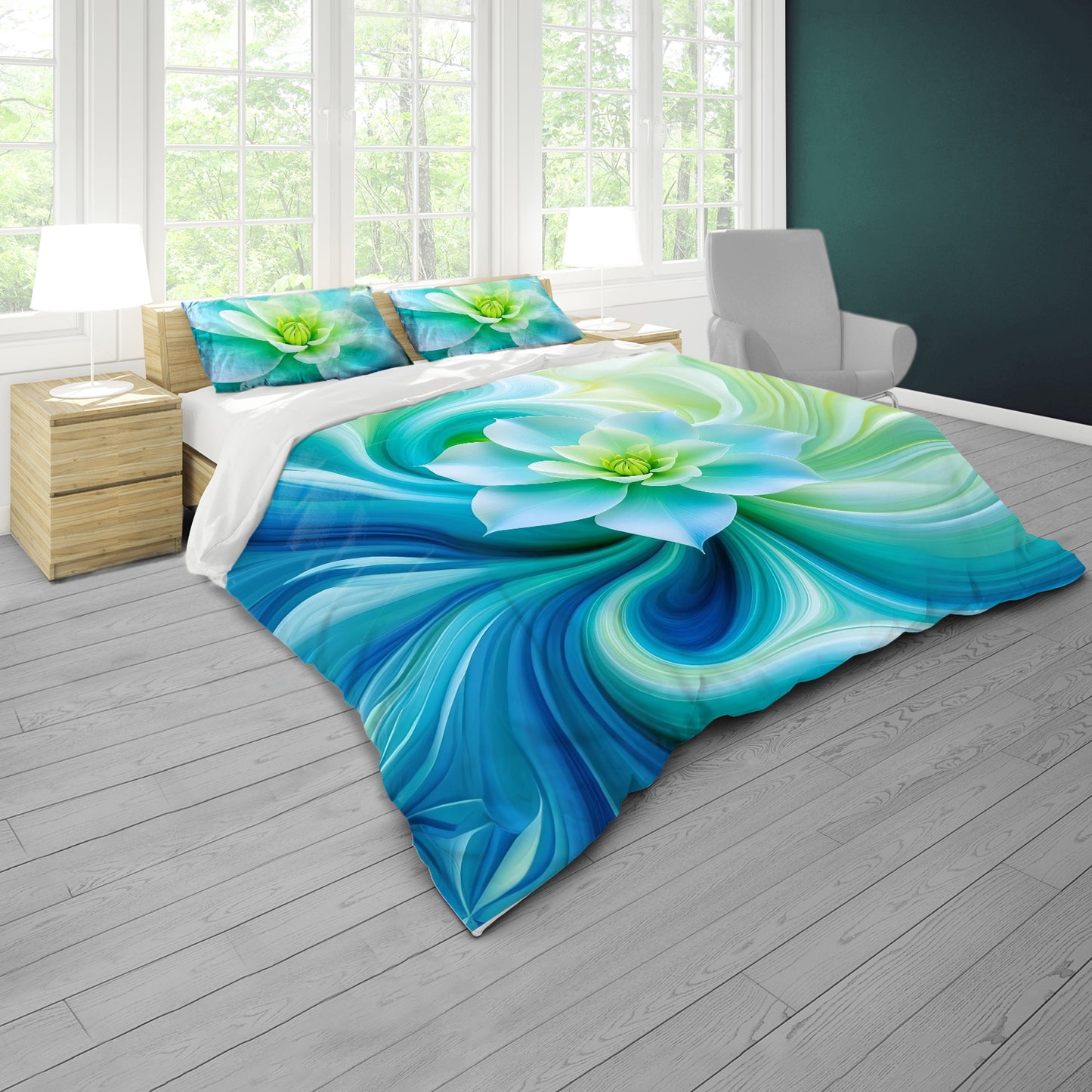 Blooming Breeze Duvet Cover Set