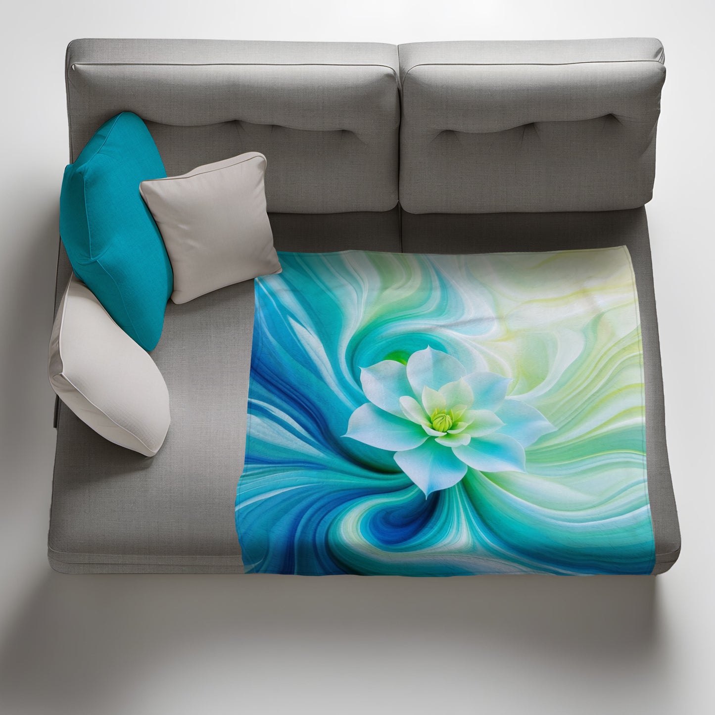 Blooming Breeze Light Weight Fleece Blanket