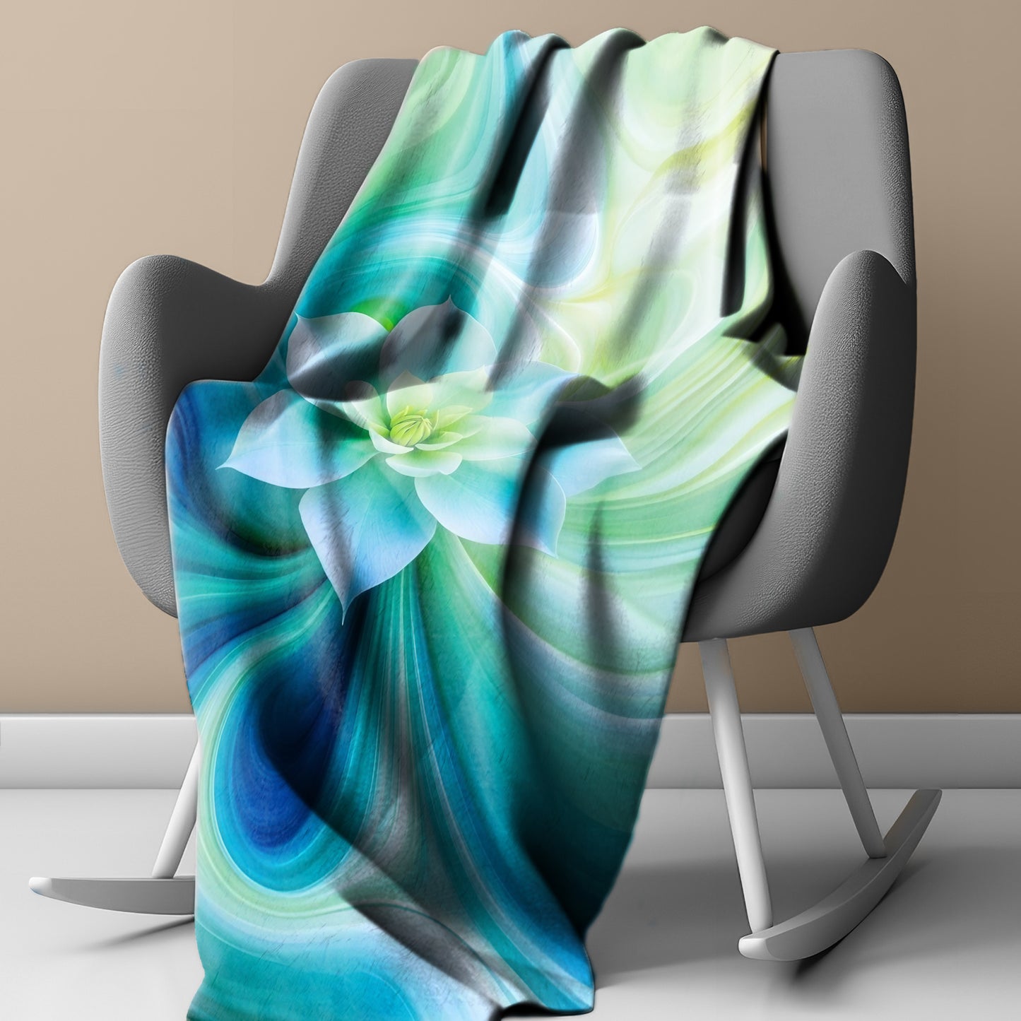 Blooming Breeze Light Weight Fleece Blanket
