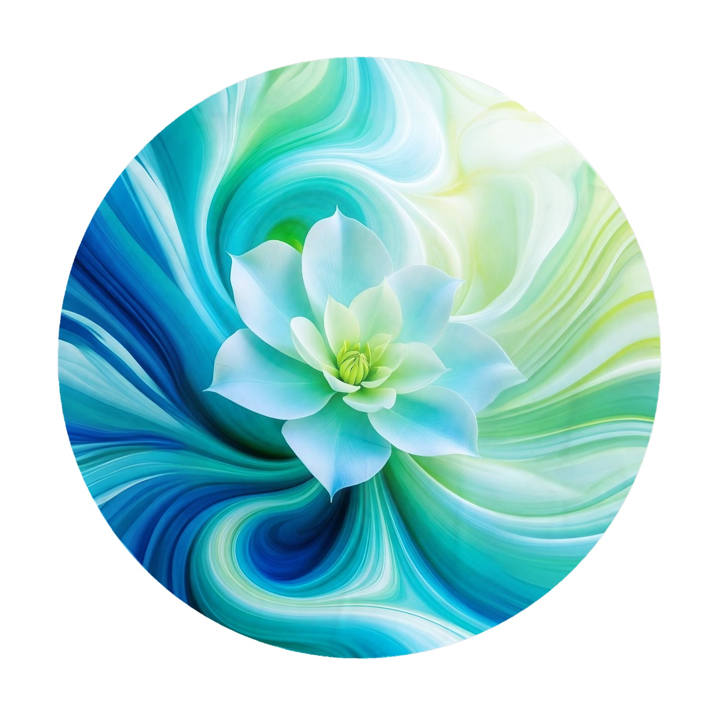 Blooming Breeze Round Tablecloth