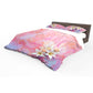 Blooming Fireheart Lily Duvet Cover Set