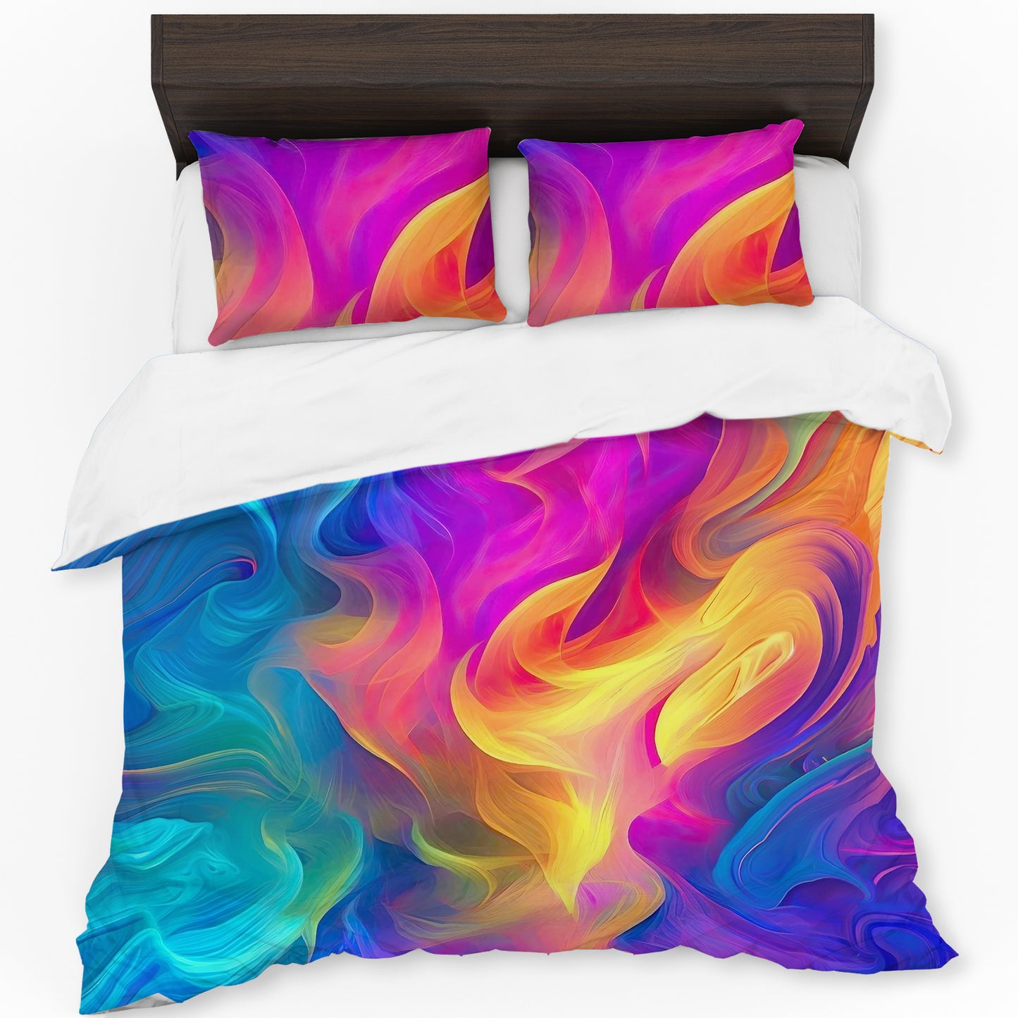 Blooming Flames Duvet Cover Set