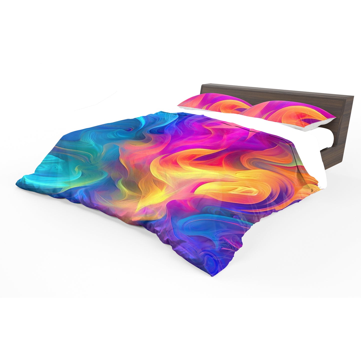 Blooming Flames Duvet Cover Set