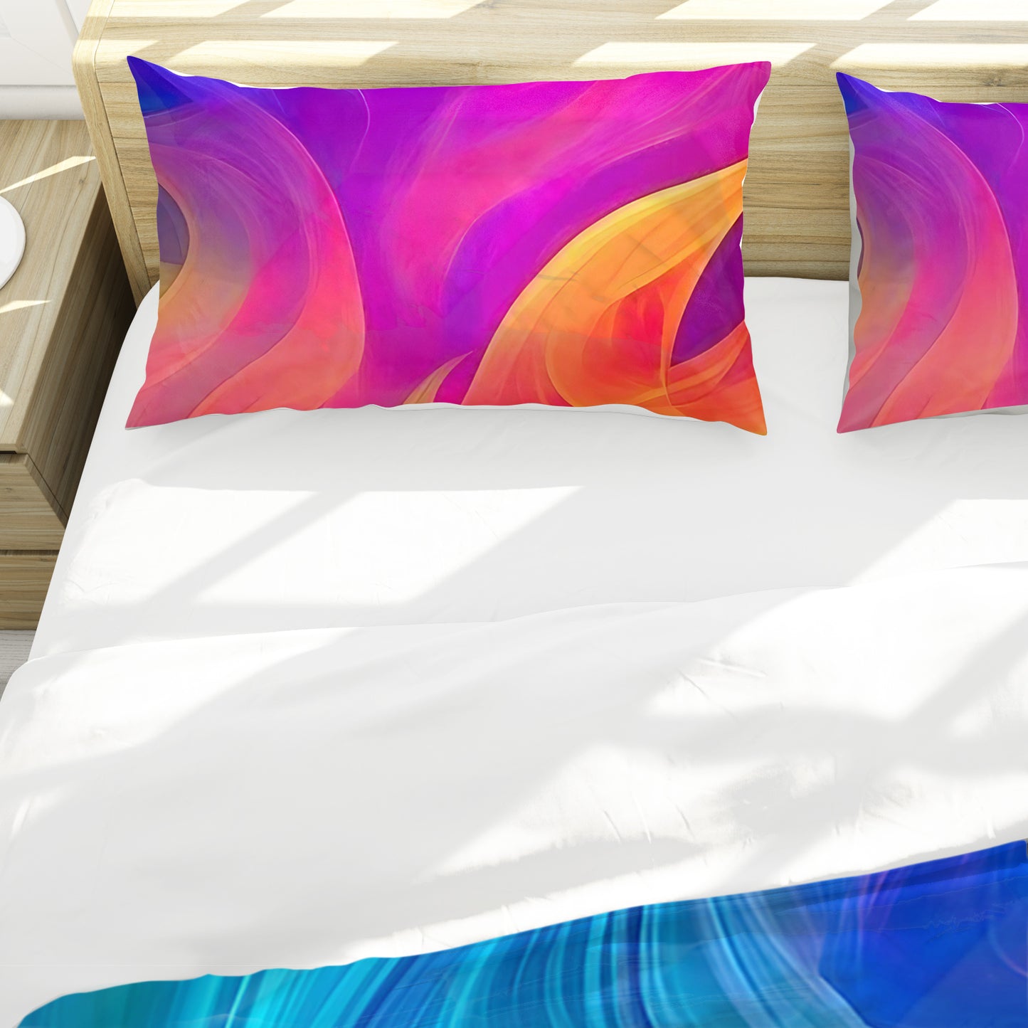 Blooming Flames Duvet Cover Set