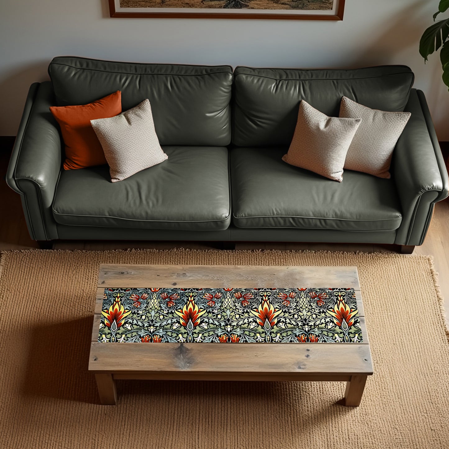 Blooming Jungle 160cm Table Runner
