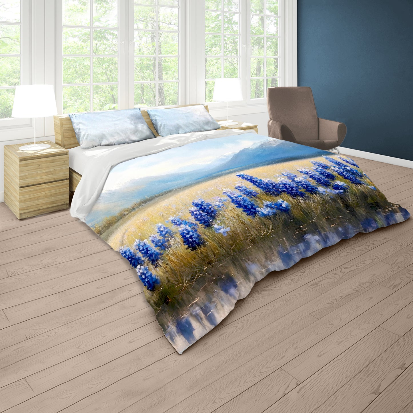 Blooming Lavender Duvet Cover Set