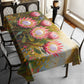 Blooming Painted Protea Rectangle Tablecloth