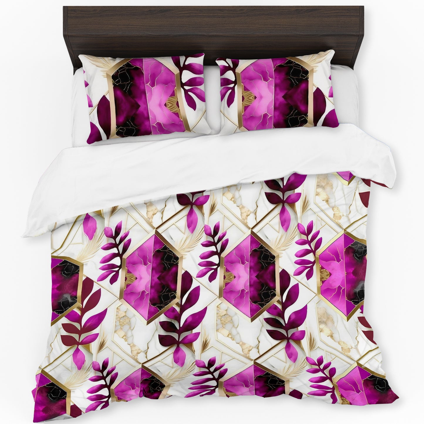 Bloom on the Edge of Time Duvet Cover Set