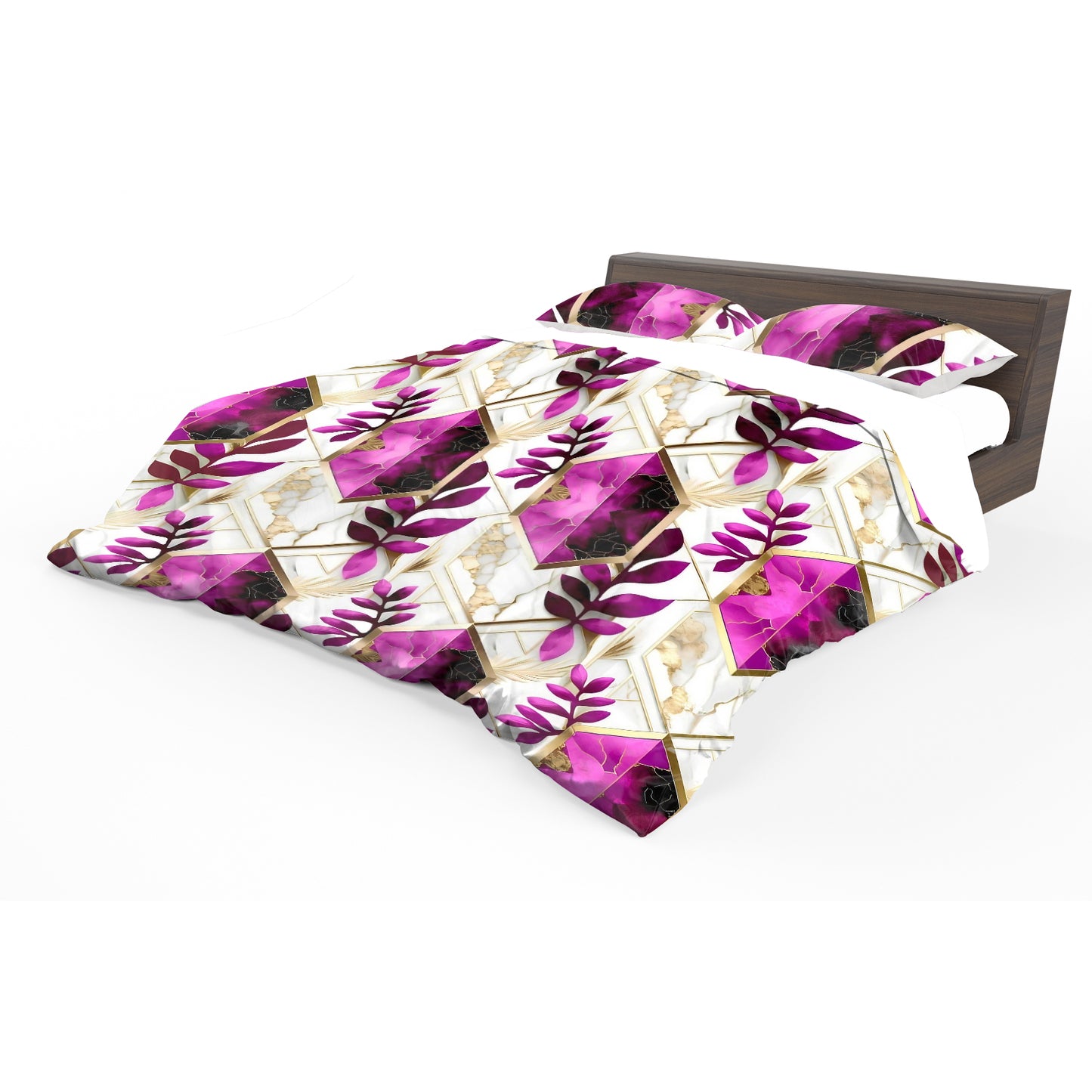 Bloom on the Edge of Time Duvet Cover Set