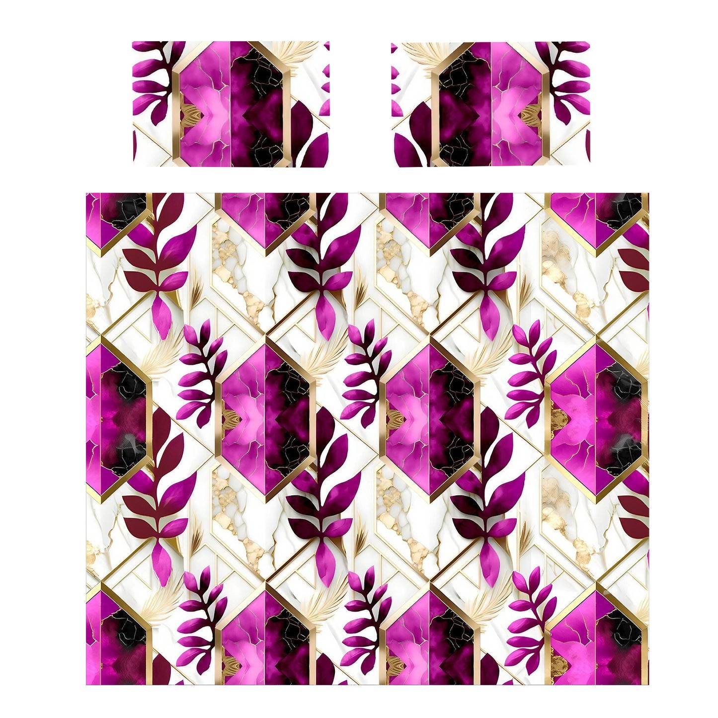 Bloom on the Edge of Time Duvet Cover Set