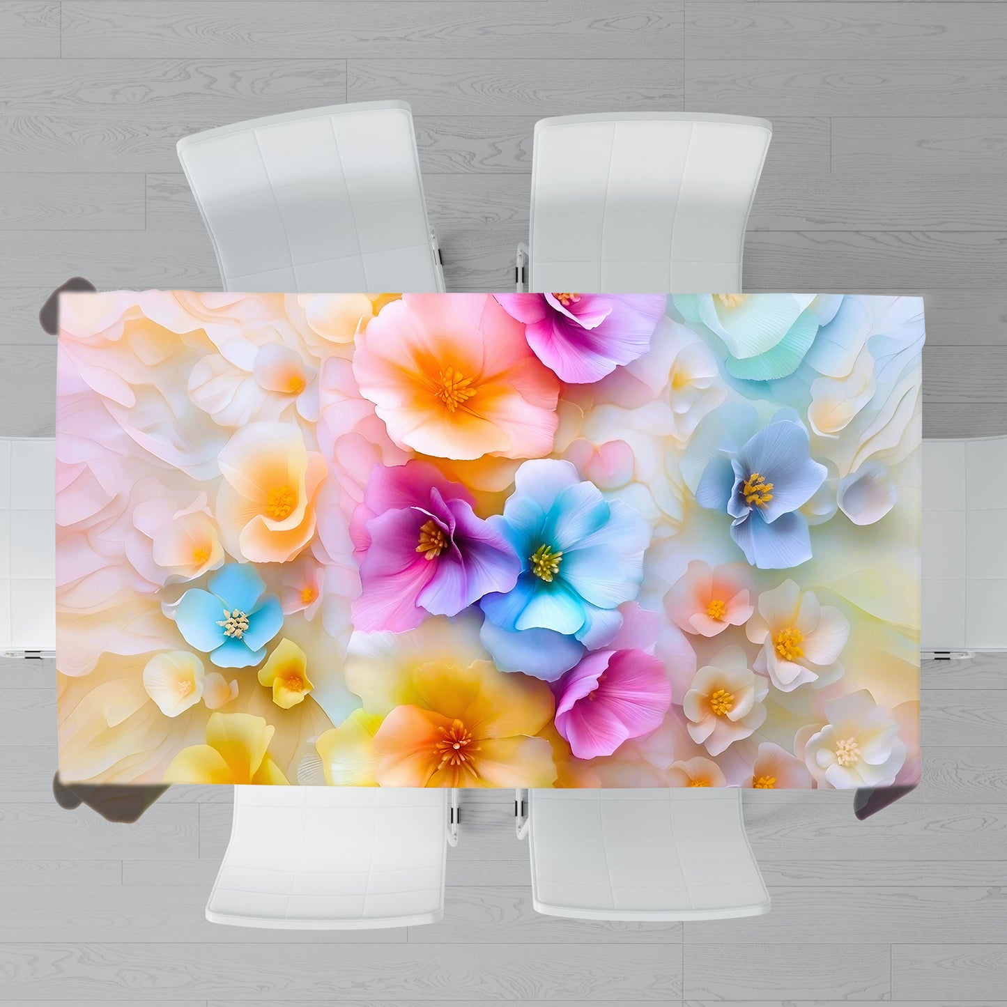 Bloomsong Symphony Rectangle Tablecloth