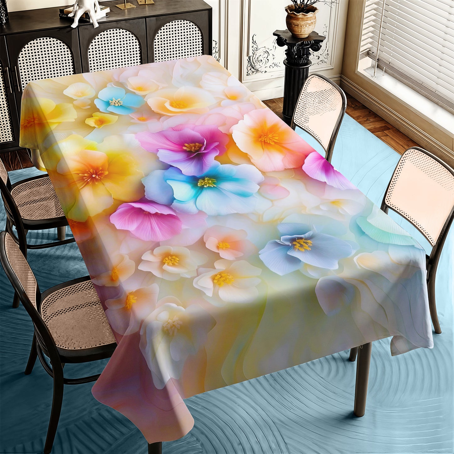 Bloomsong Symphony Rectangle Tablecloth