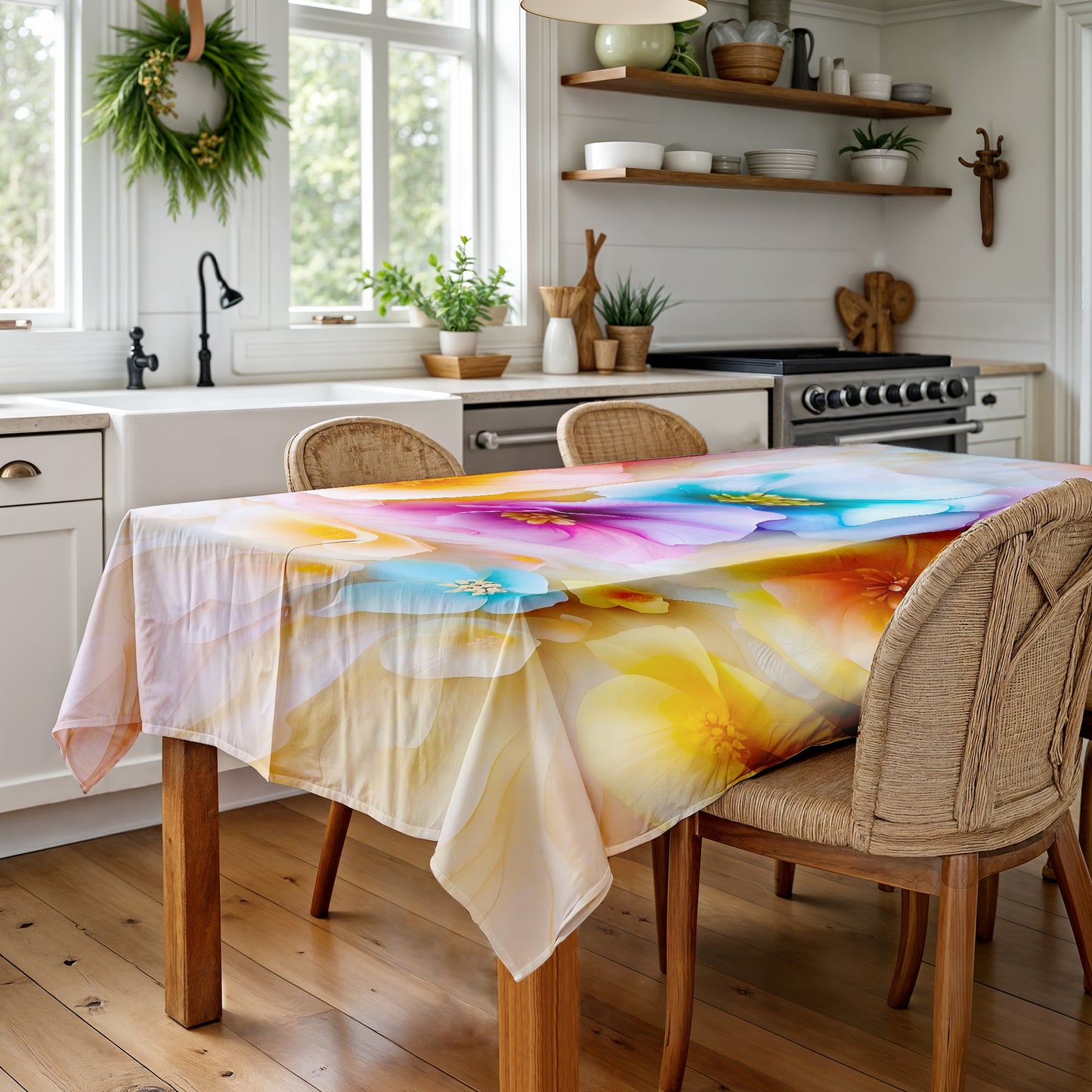 Bloomsong Symphony Rectangle Tablecloth