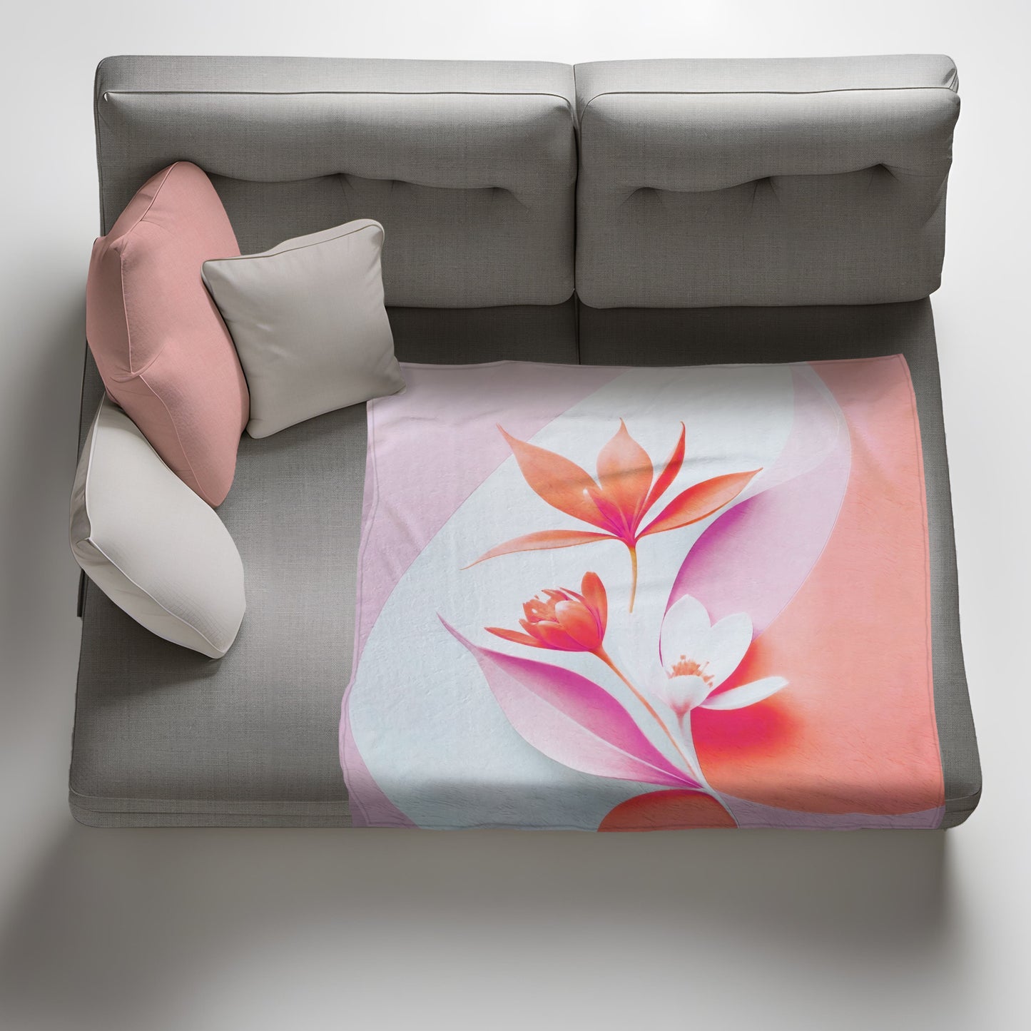 Blossom Breeze  Light Weight Fleece Blanket