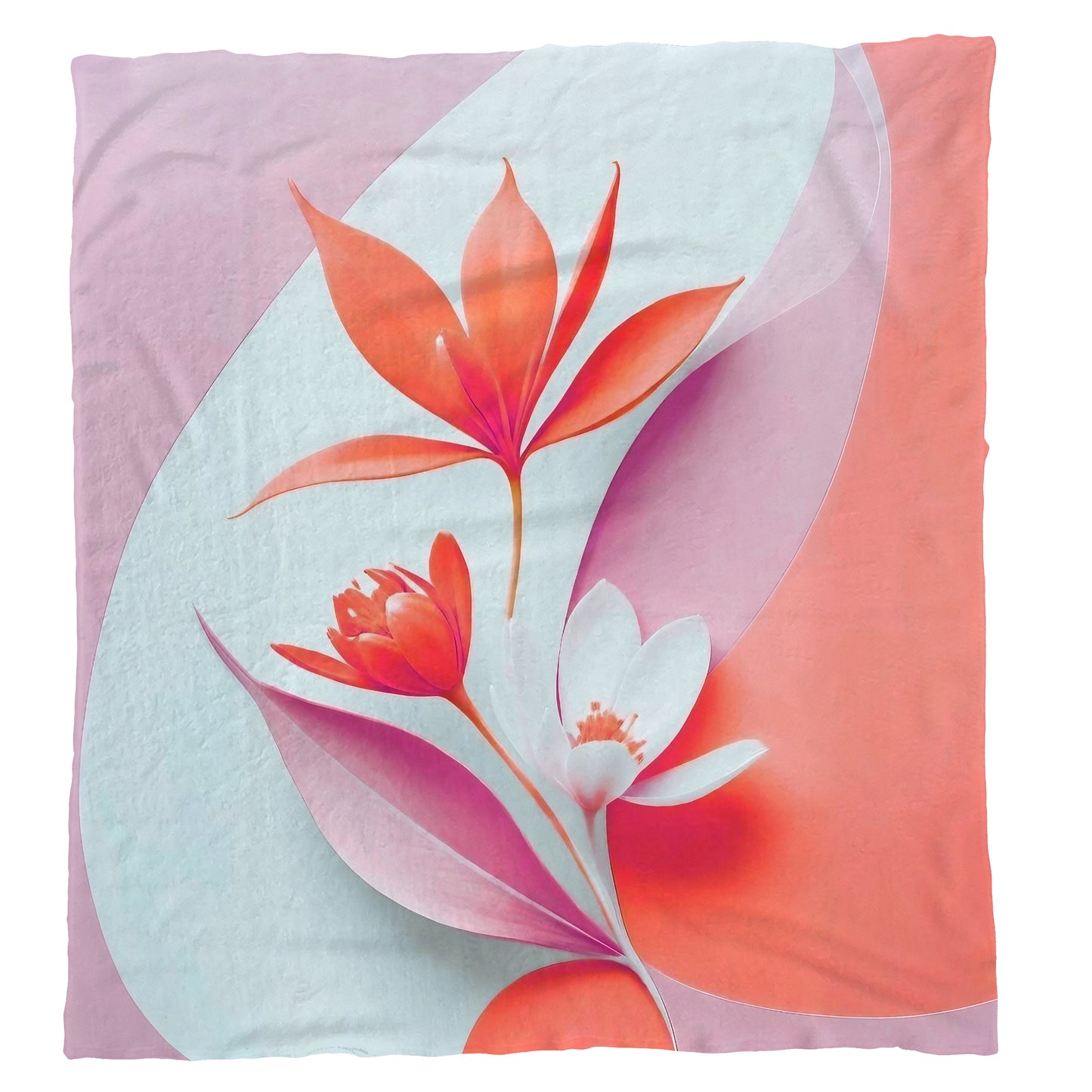 Blossom Breeze  Light Weight Fleece Blanket