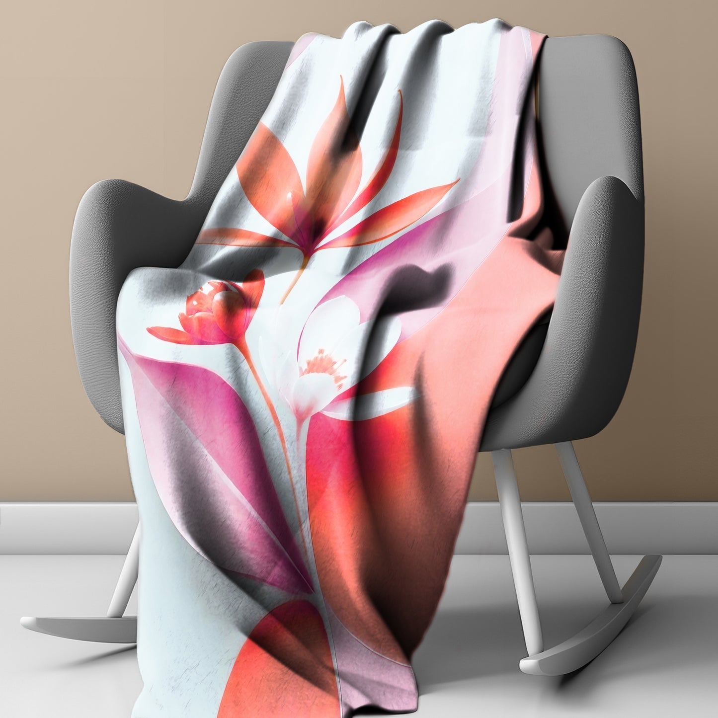 Blossom Breeze  Light Weight Fleece Blanket