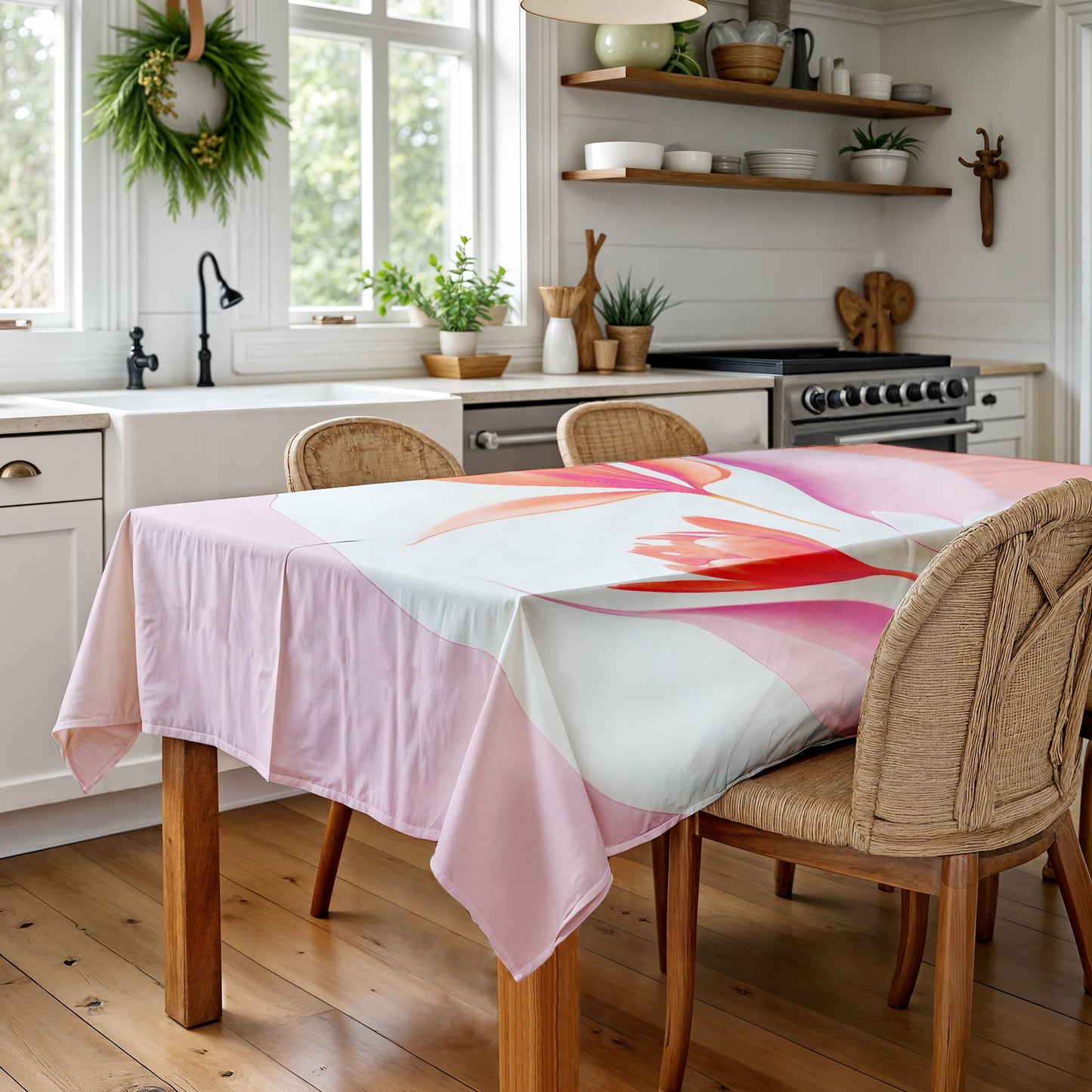 Blossom Breeze Rectangle Tablecloth